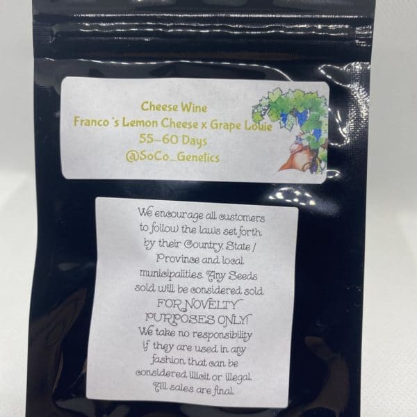 Soco Genetics - Cheese Wine