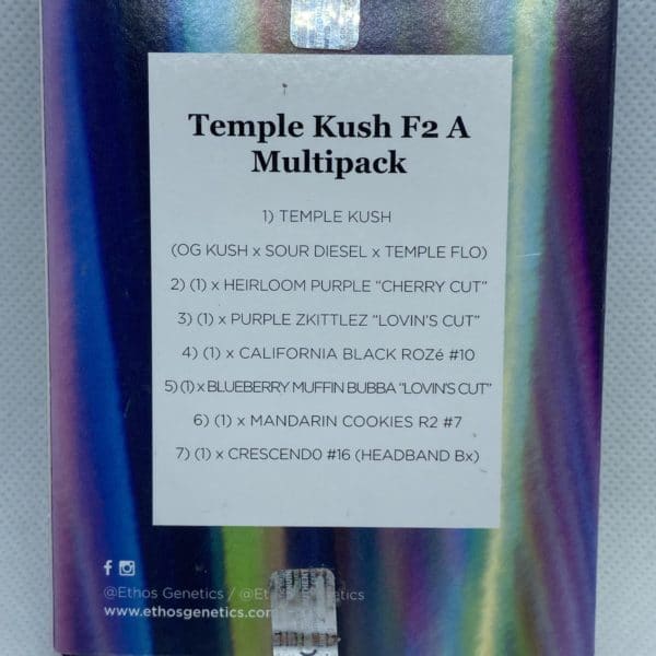 Ethos - Temple Kush F2 A Multipack