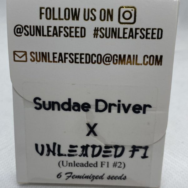 Sunleaf Seed Co - Sundae Driver x Unleaded F1