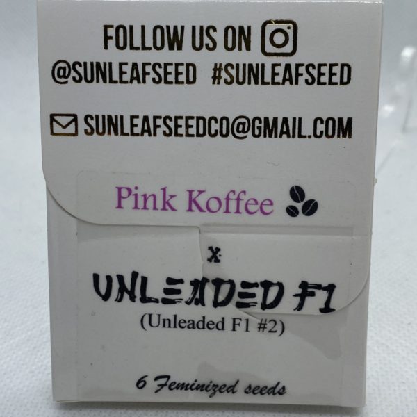 Sunleaf Seed Co - Pink Koffee x Unleaded F1