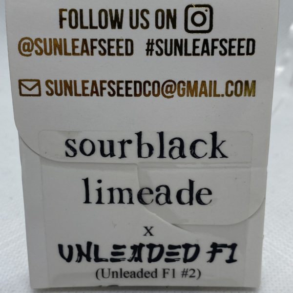 Sunleaf Seed Co - Sour Black Limeade x Unleaded F1