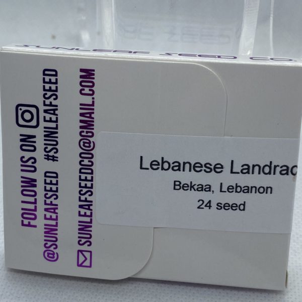 Sunleaf Seed Co - Lebanese Landrace