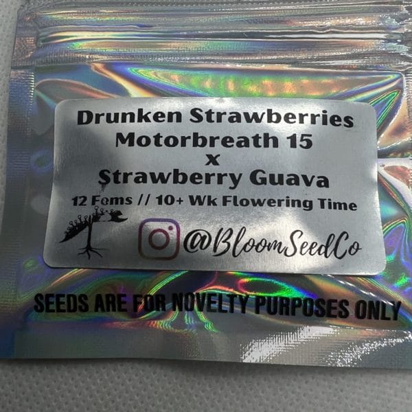 Bloom Seed Co - Drunken Strawberries (fem)