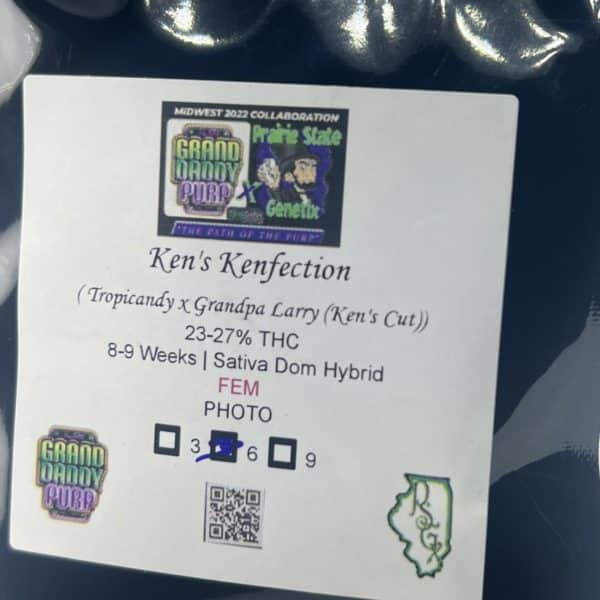 Prairie State Genetix/Grand Daddy Purp - Ken's Kenfection