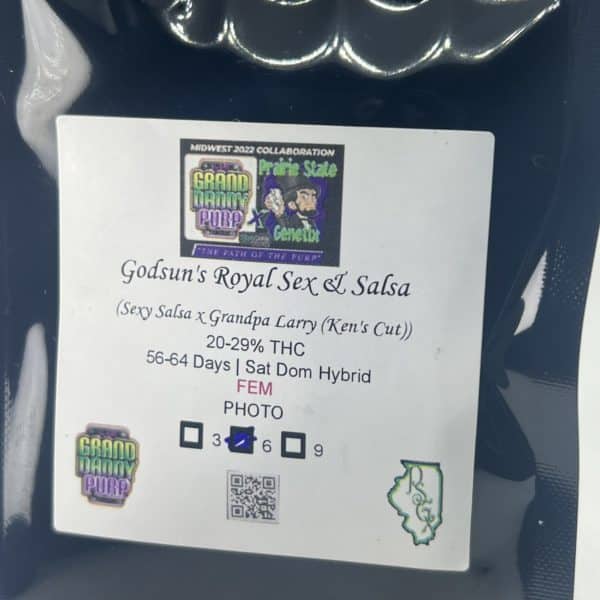 Prairie State Genetix/Grand Daddy Purp - Godsun's Royal Sex & Salsa