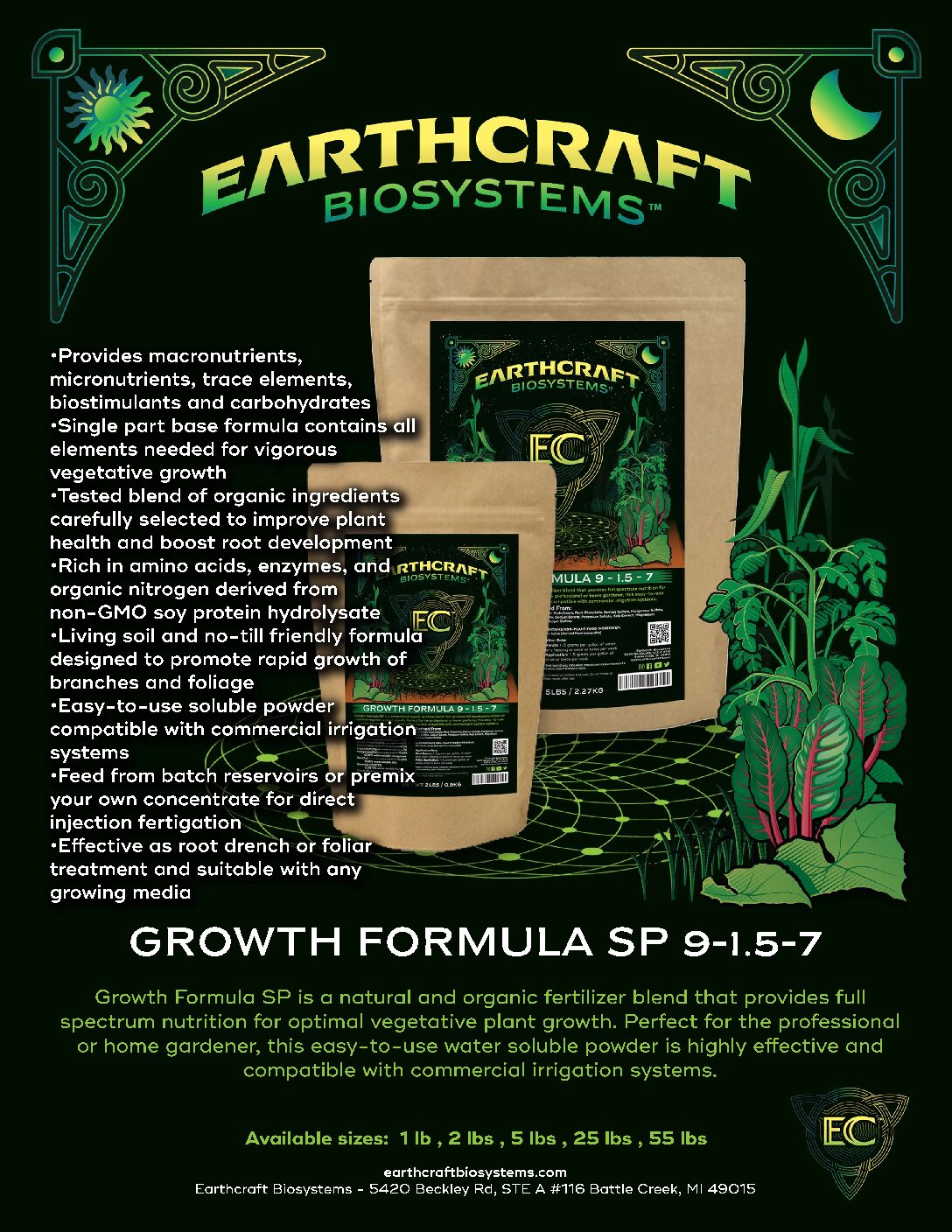 Earthcraft Biosystems - GROWTH FORMULA SP 9-1.5-7 - Image 2