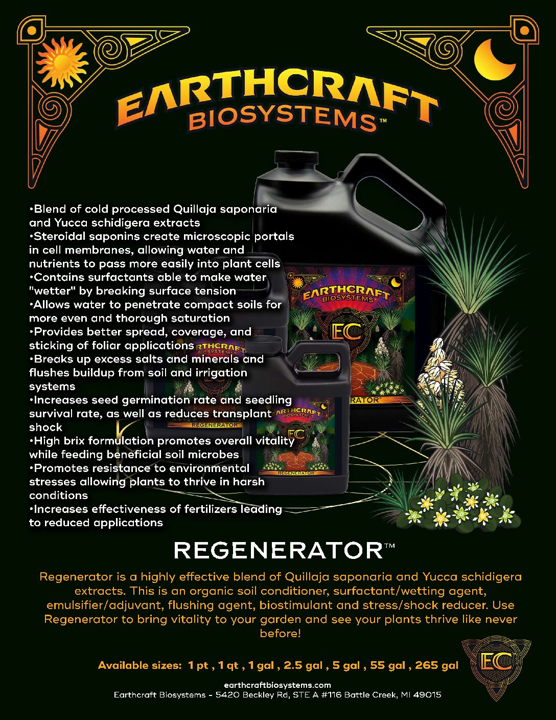 Earthcraft Biosystems - REGENERATOR (Pure Quillaja and Yucca Extract) - Image 2