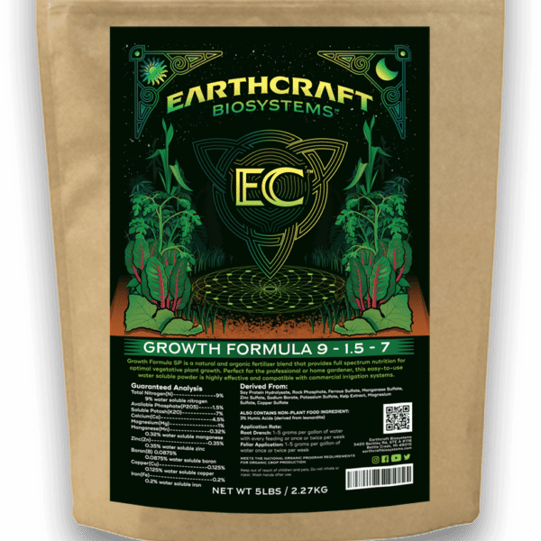 Earthcraft Biosystems - GROWTH FORMULA SP 9-1.5-7