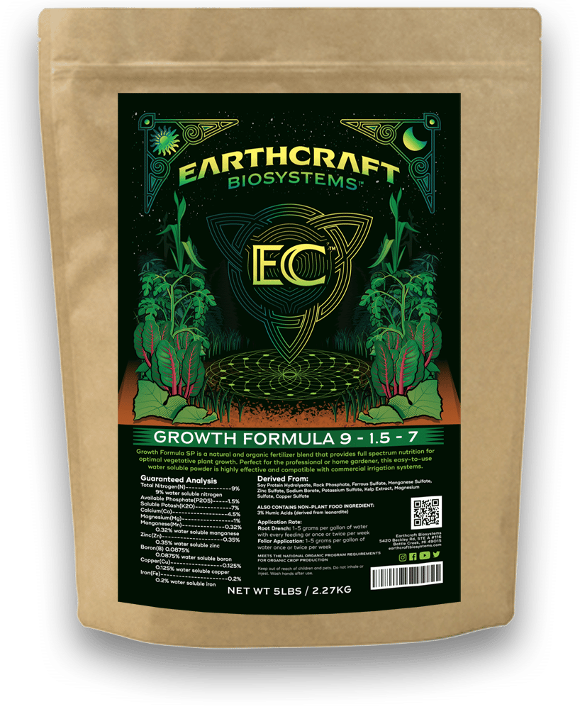 Earthcraft Biosystems - GROWTH FORMULA SP 9-1.5-7