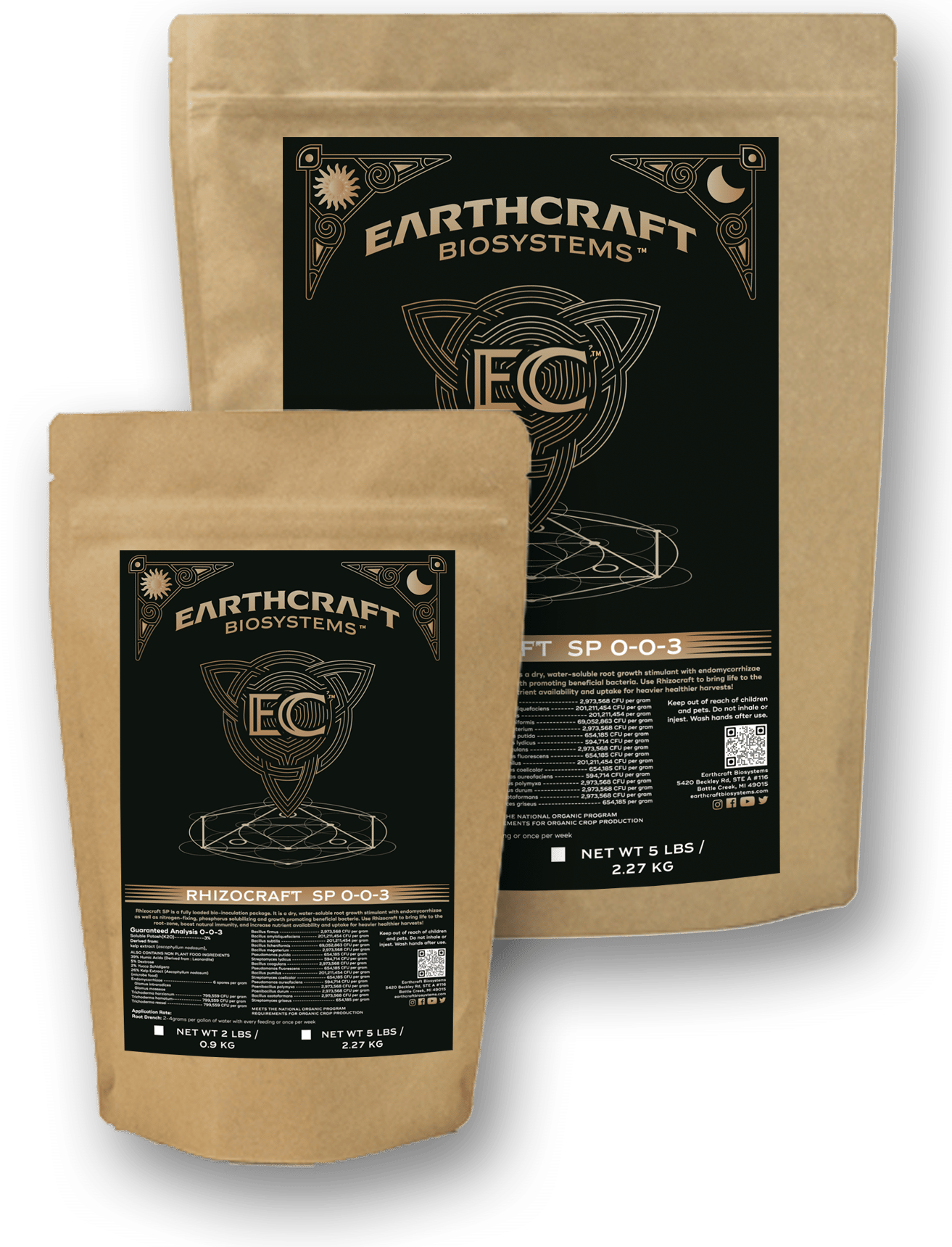 Earthcraft Biosystems - RHIZOCRAFT SP 0-0-3 (Microbial Inoculant)