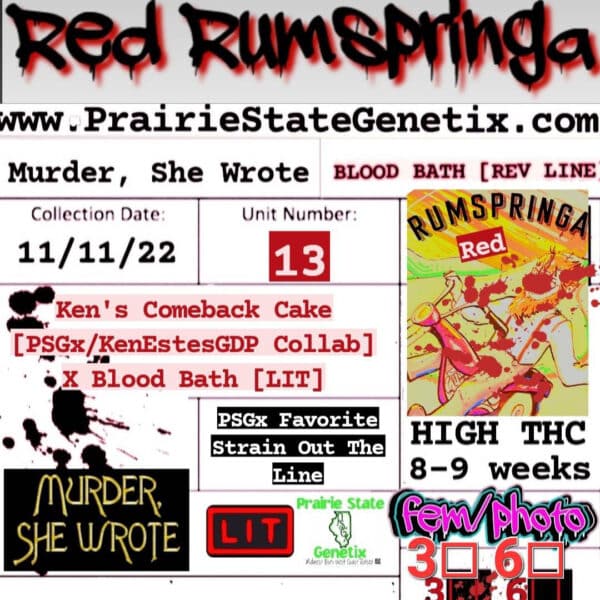 Prairie State Genetix/LIT - Red Rumspringa