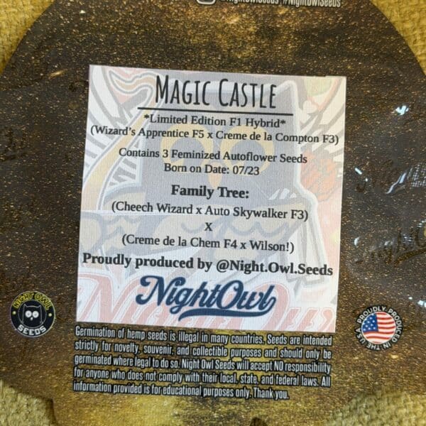 Night Owl Seeds - Magic Castle (limited edition F1 Hybrid)